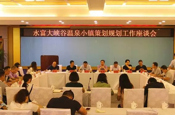 水富大峡谷温泉小镇策划规划工作座谈会顺利召开